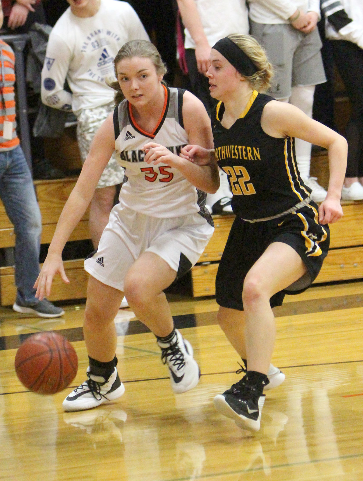 Northwestern at Bloomer girls basketball 2-7-20